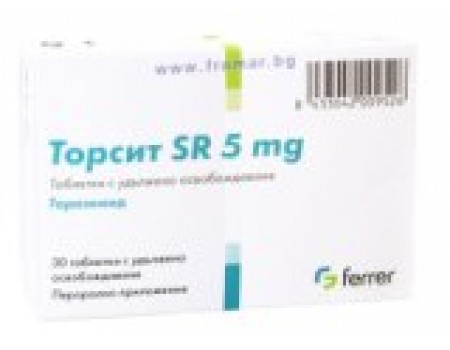 Torsit SR 5 mg. 30 tablets
